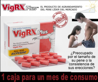 VIGRX Plus con Bioferina Alargamiento del pene Caja 1 mes de consumo.